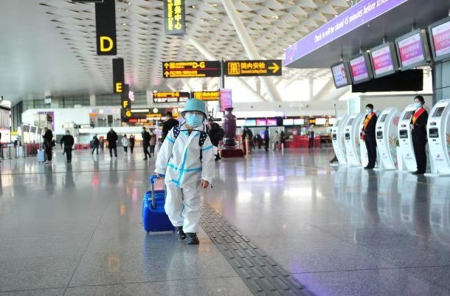 受疫情影响春运首日南航郑州机场出港客流量同比减少30